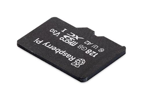 一张 Raspberry Pi microSD 卡。