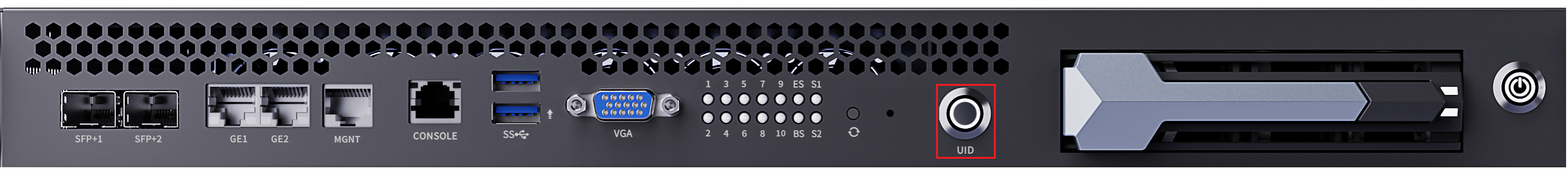 UID button/indicator