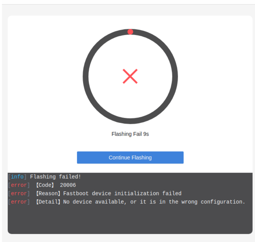Error example
