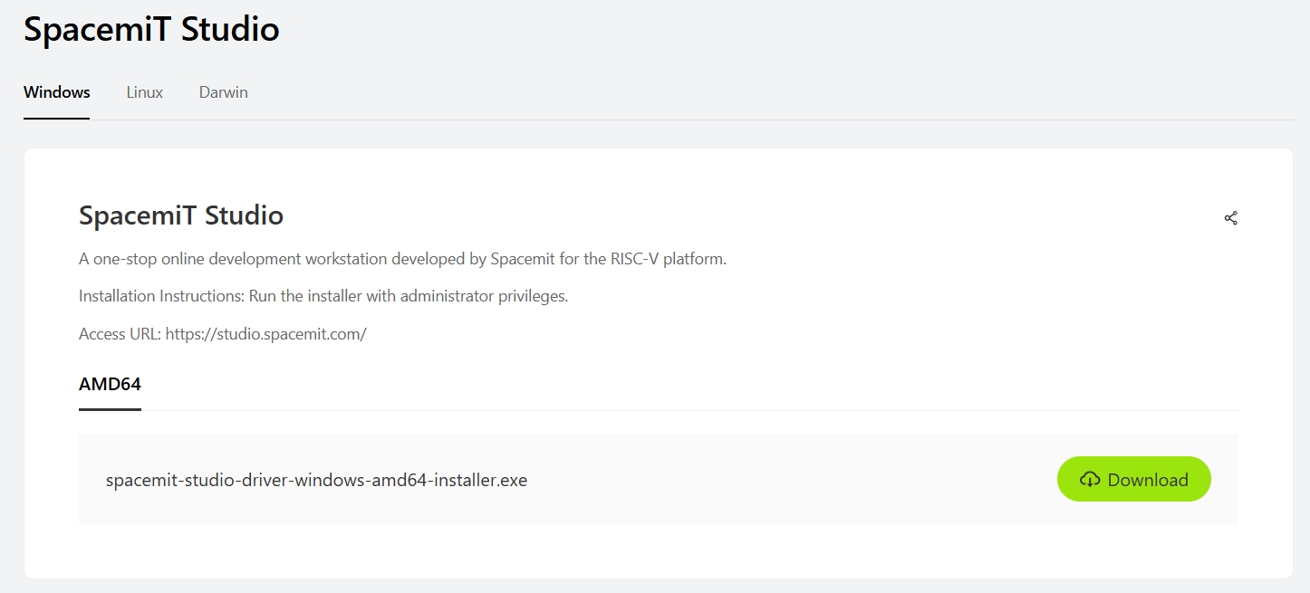 Driver download links