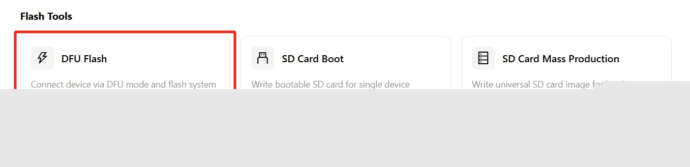 DFU Flash entry