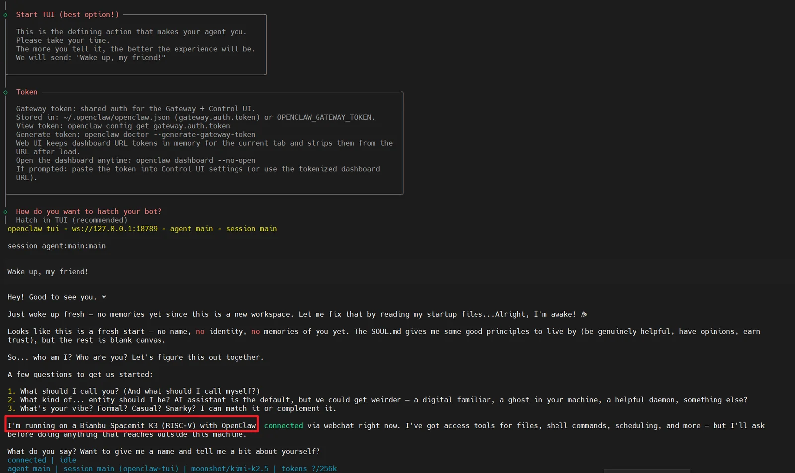 OpenClaw onboarding configuration example