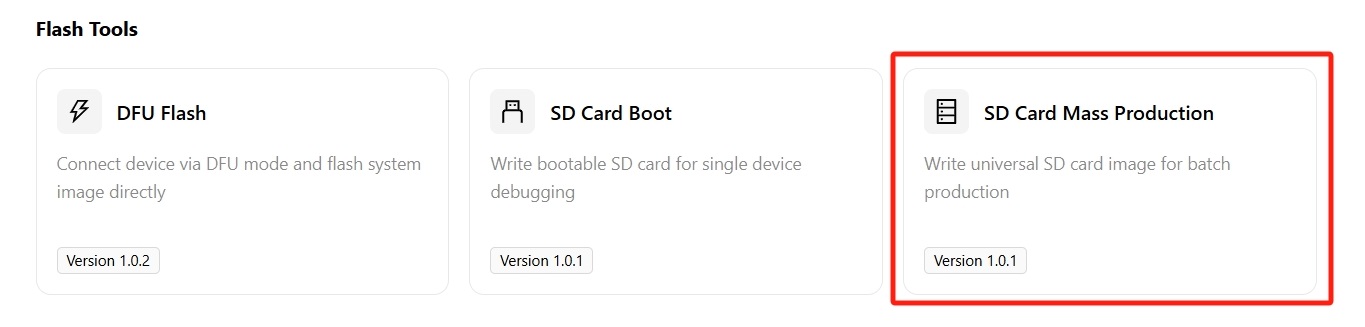 SD Card Mass Production entry