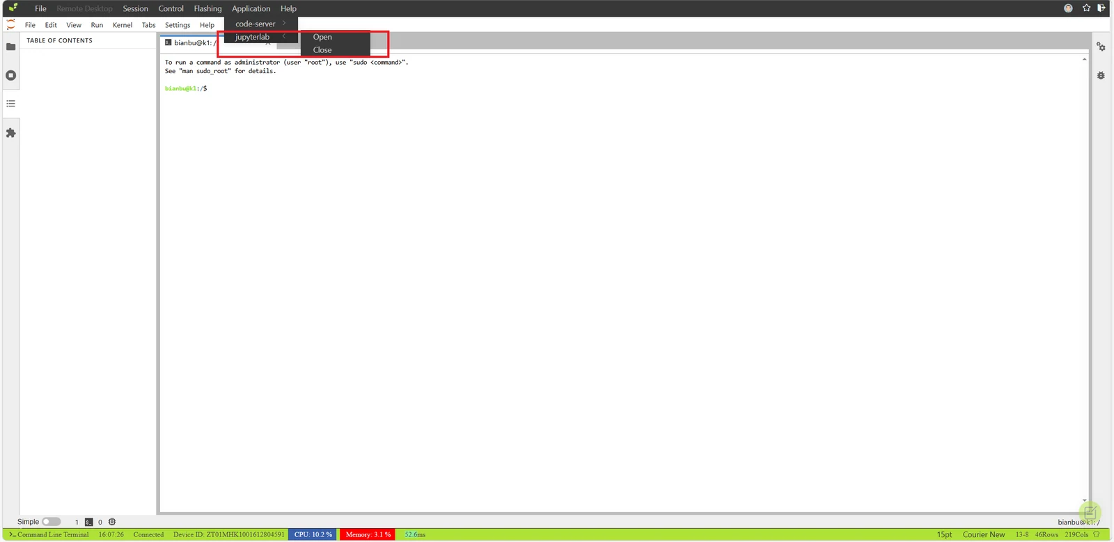 JupyterLab 应用